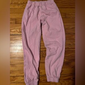 Brandy Melville pink sweatpants, one size